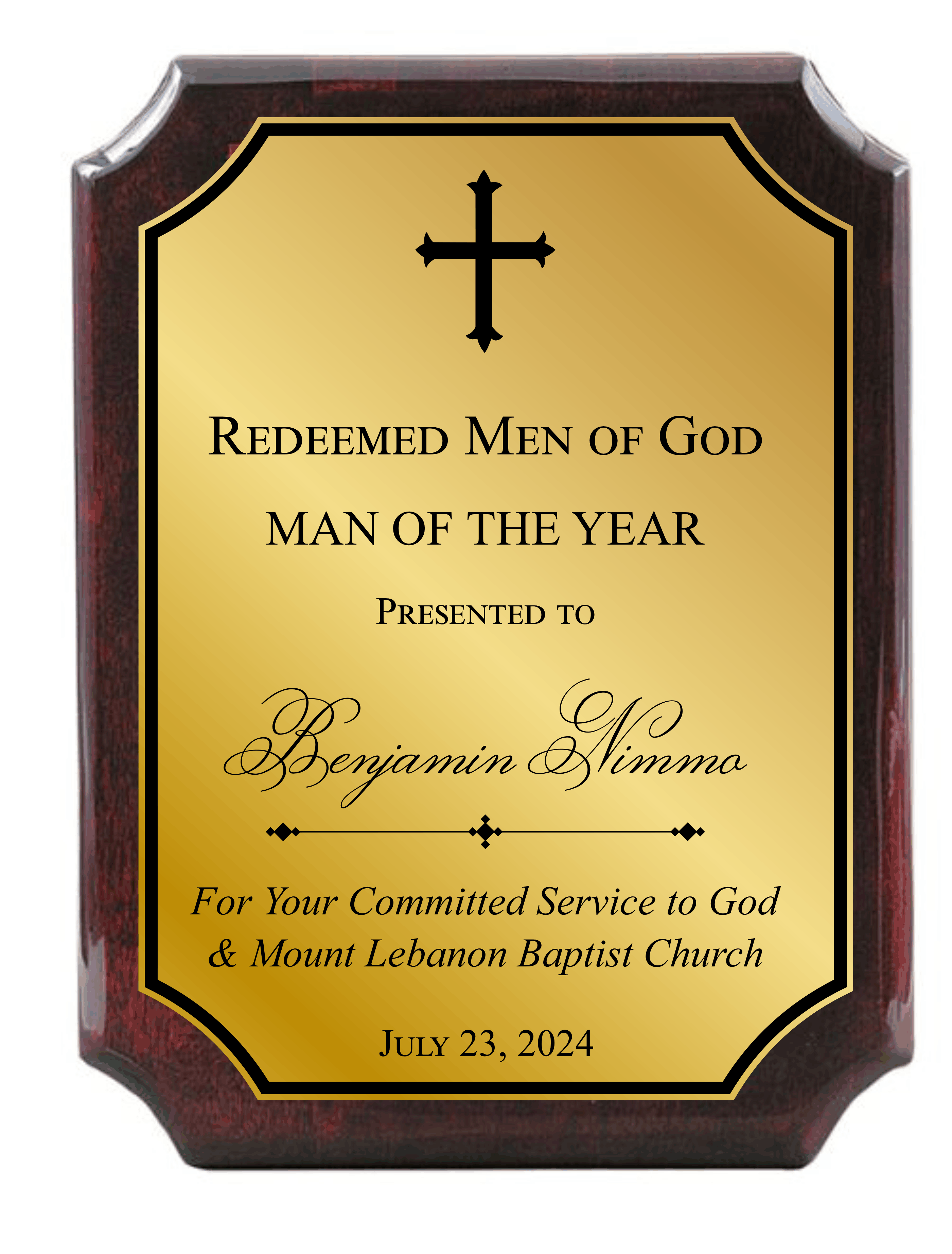 Clipped Corners Piano Finish High Gloss Rosewood