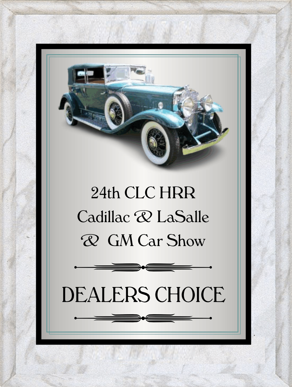 Marble Finish Plaque