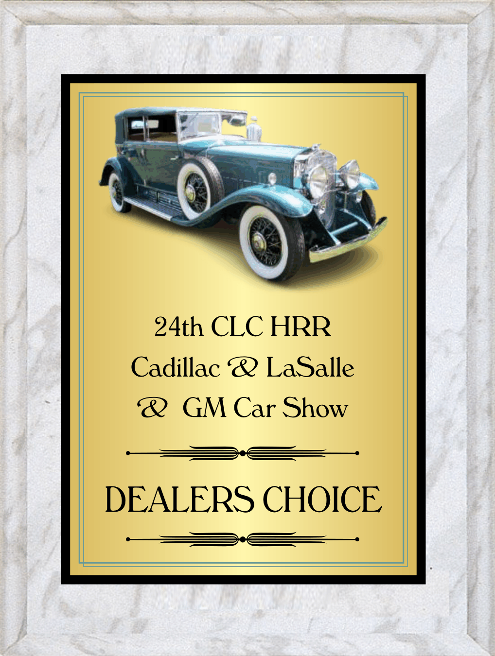 Marble Finish Plaque