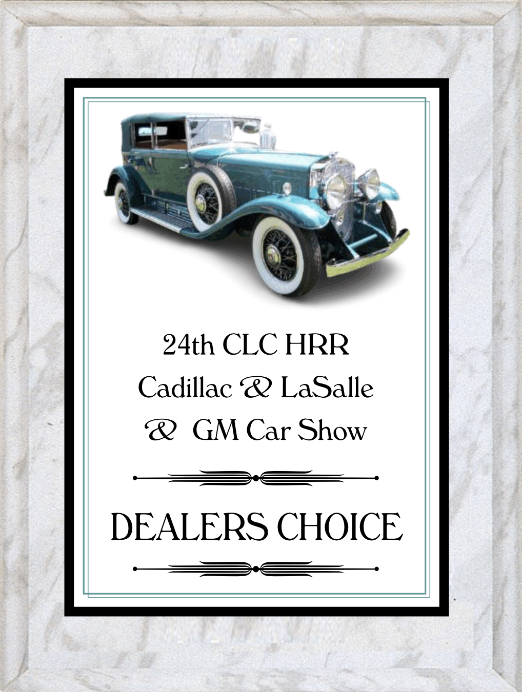 Marble Finish Plaque