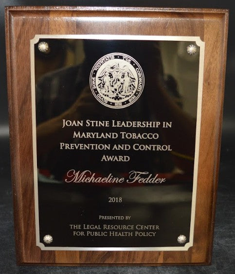 Solid Walnut Plaque