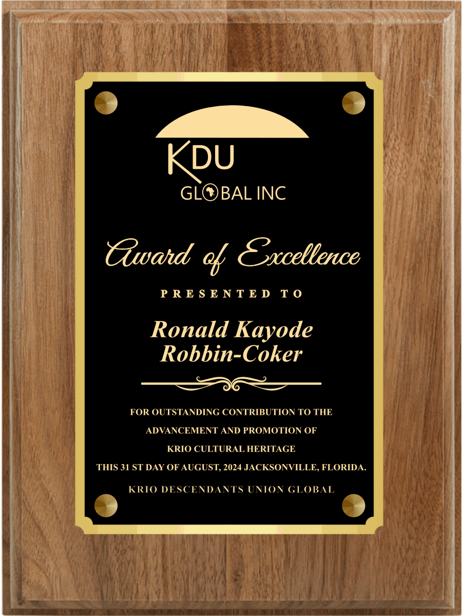 Standard Solid Walnut Plaque with Full Sized Engraving Plate