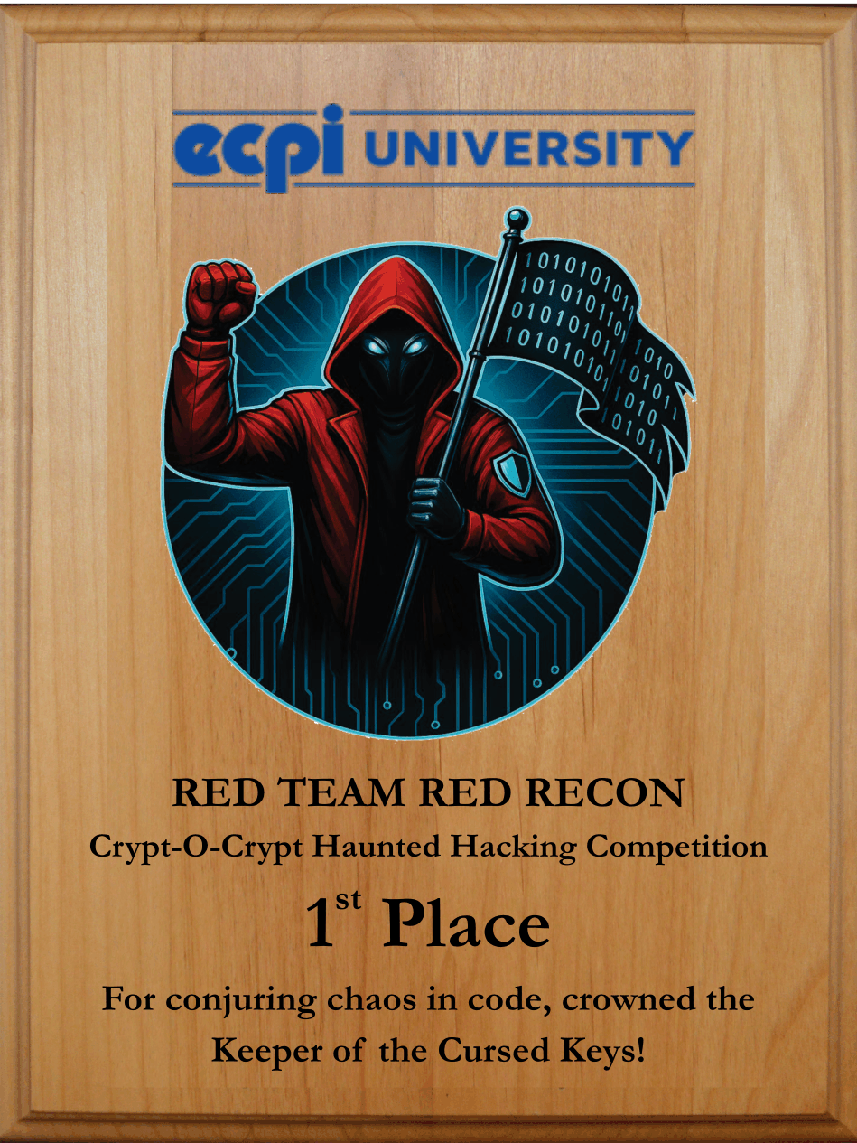 Natural finished cherry plaque with laser engraving