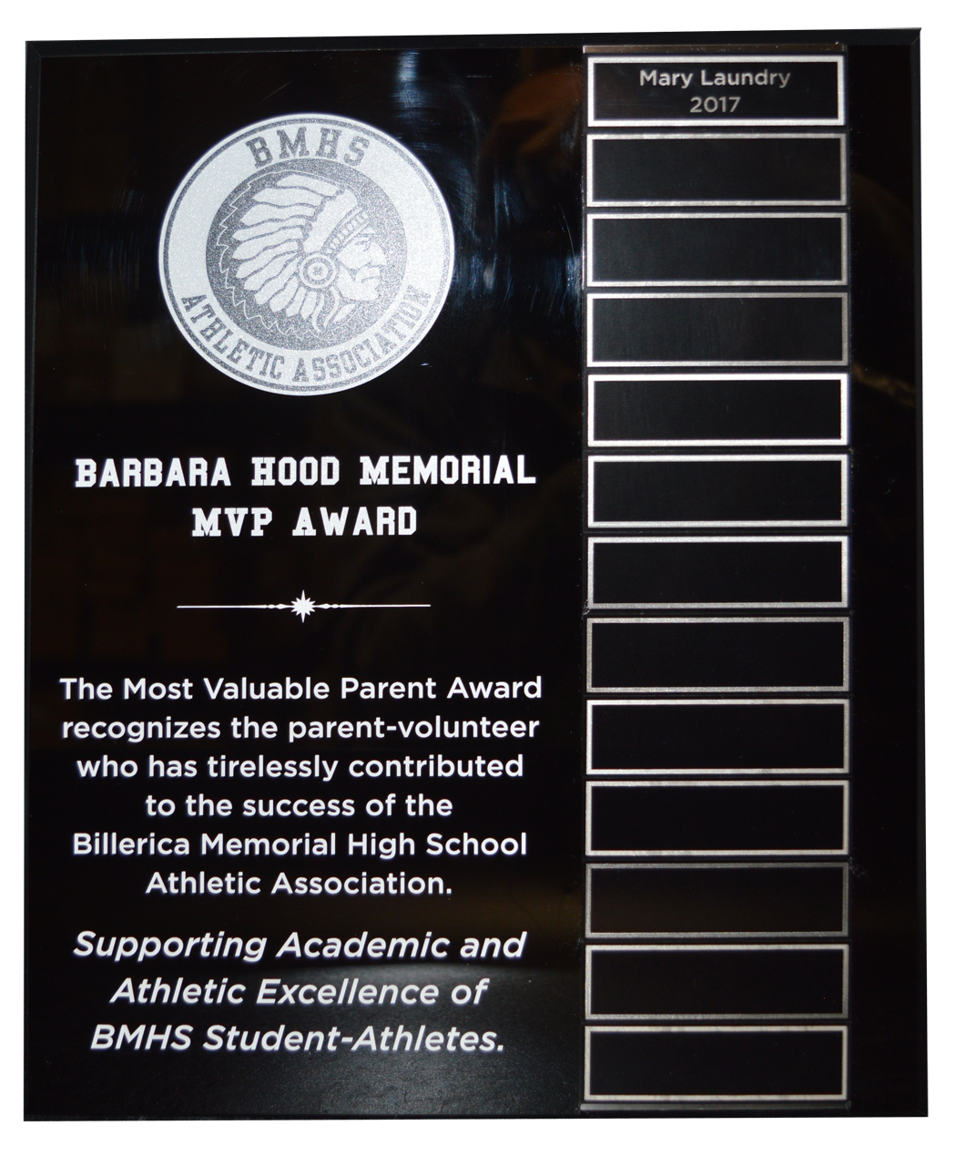 Black Plaque with Perpetual Magnetic Tiles