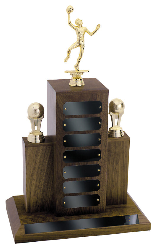 Solid Walnut Perpetual Trophy