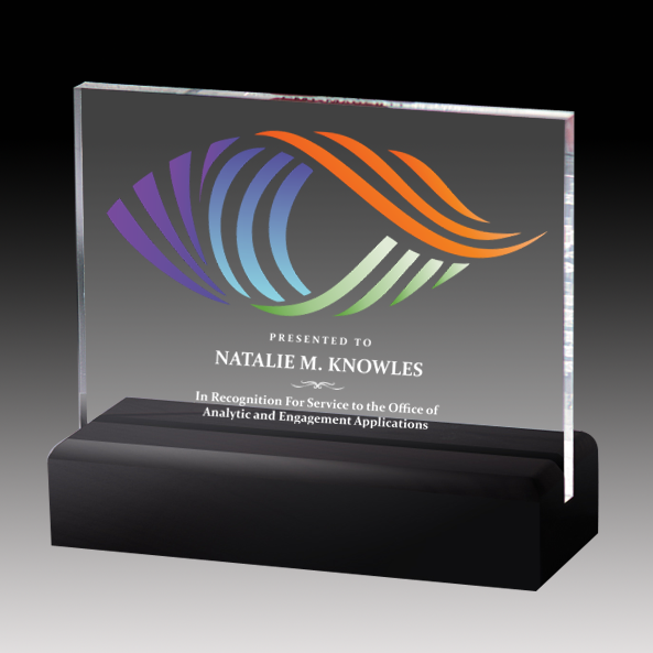 Landscape Rectangle Acrylic On Base