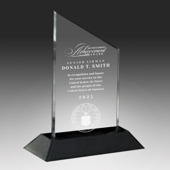 Peak, Clipped, or Prism Acrylic Award