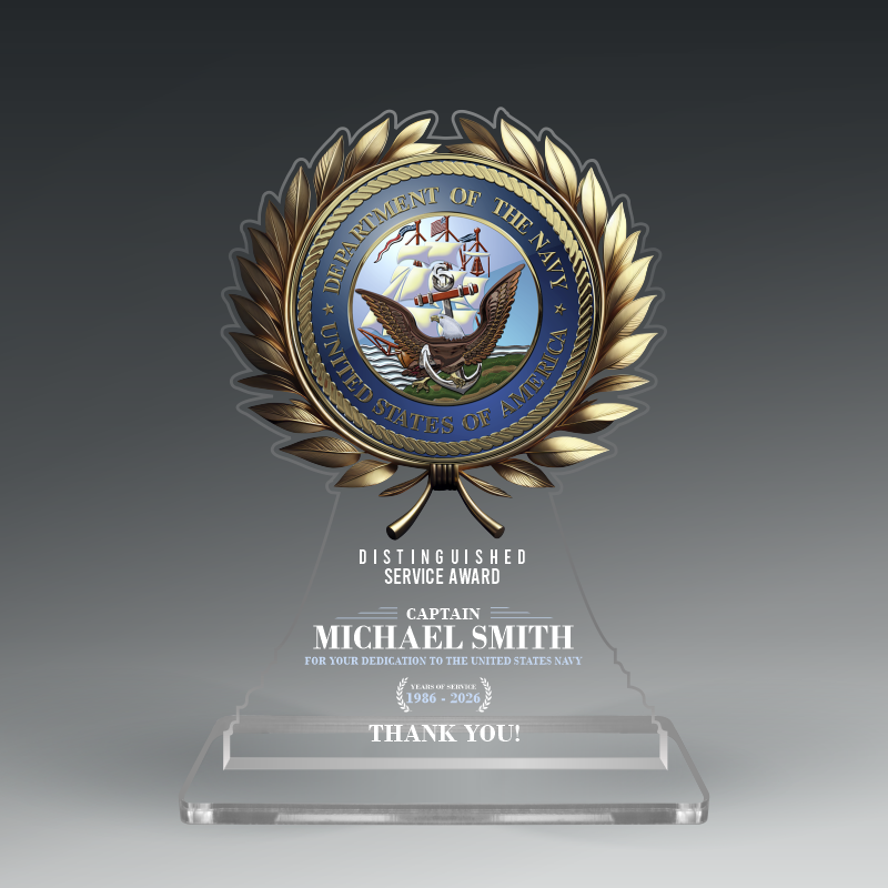 Custom Cut Acrylic Award