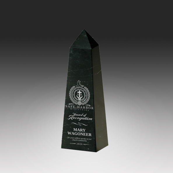 Black Marble Obelisk