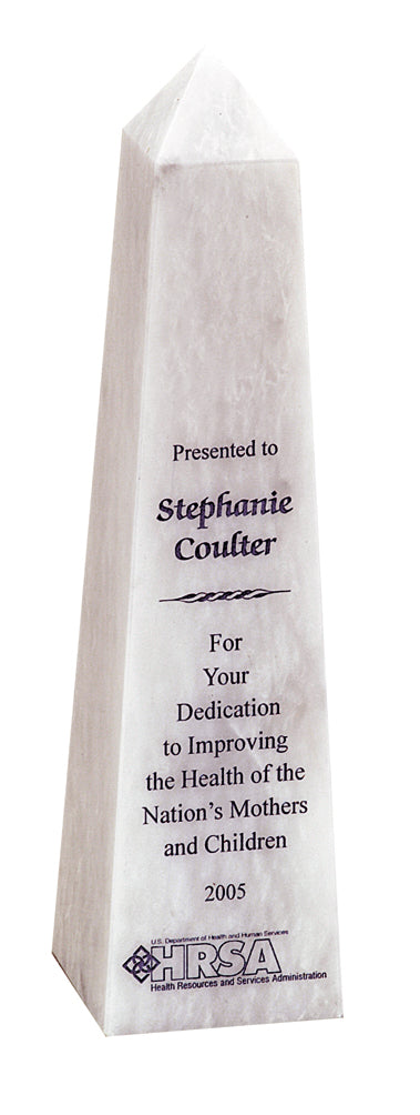 White Marble Obelisk