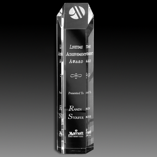 Acrylic Hexagon Tower