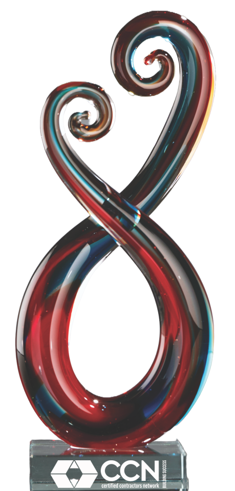Red and Blue Art Glass