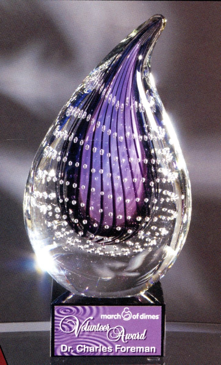 Purple Tear Drop Award