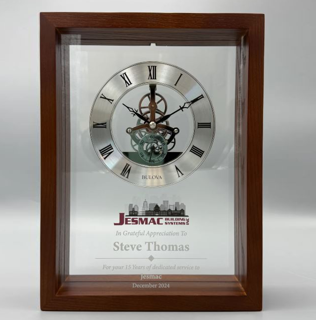 Bulova Shadowbox Clock