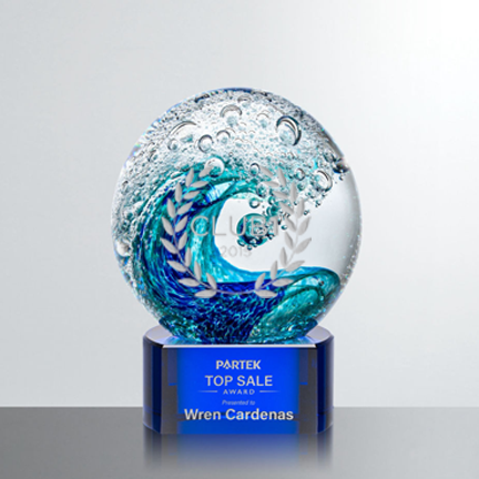 Crystal Ocean Globe