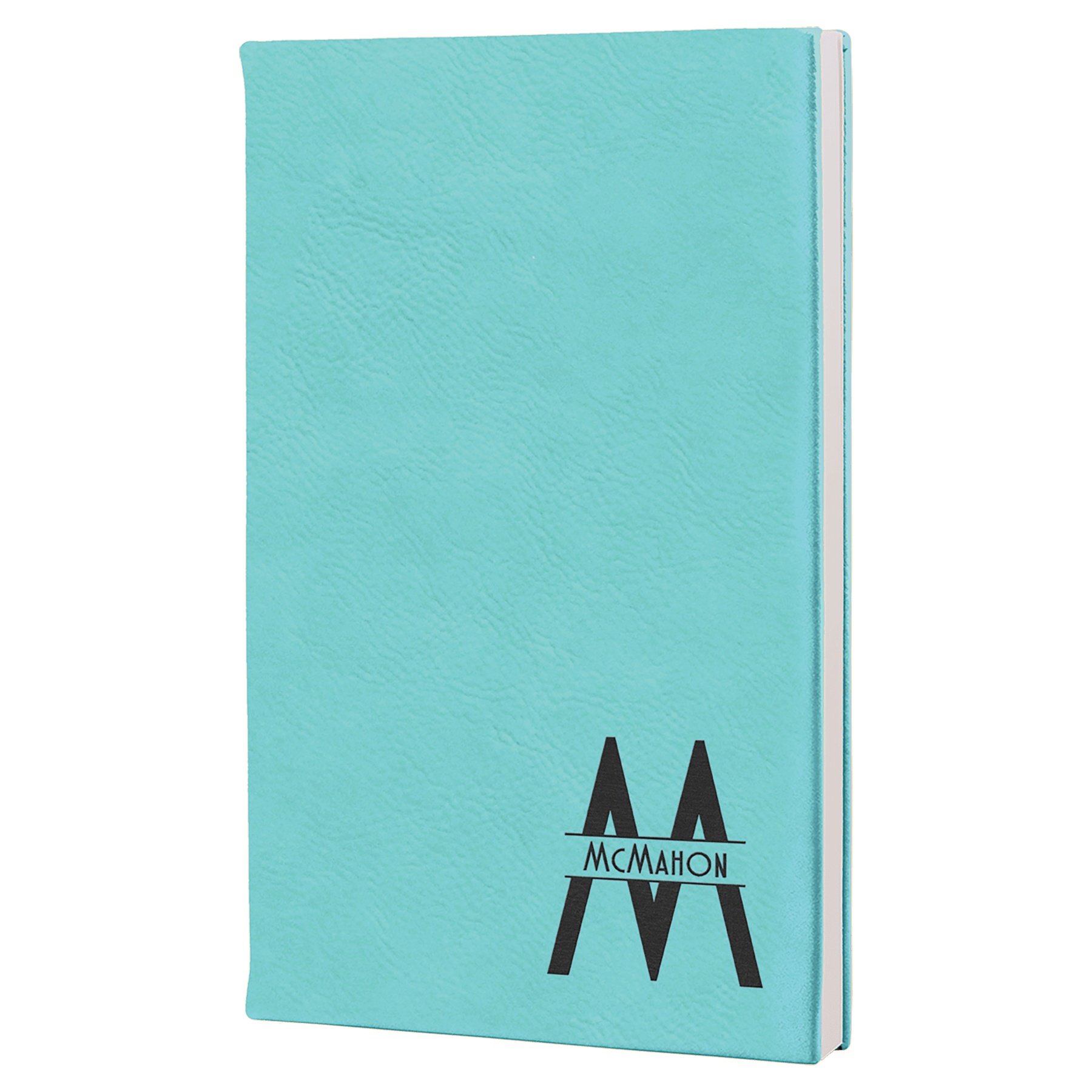 5.25" x  8.25" Laserable Leatherette Journal with Lined Notepad