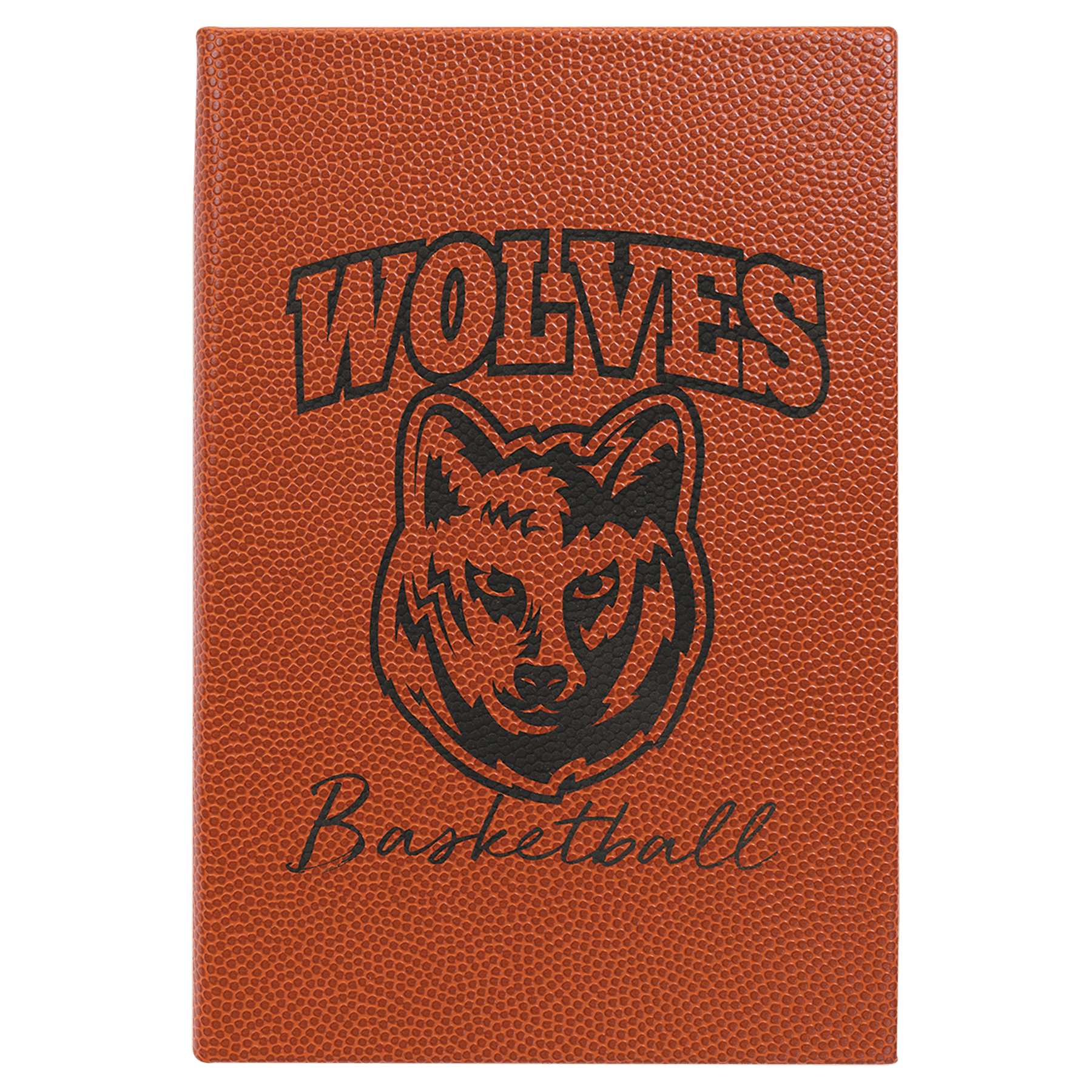 5.25" x  8.25" Laserable Leatherette Journal with Lined Notepad