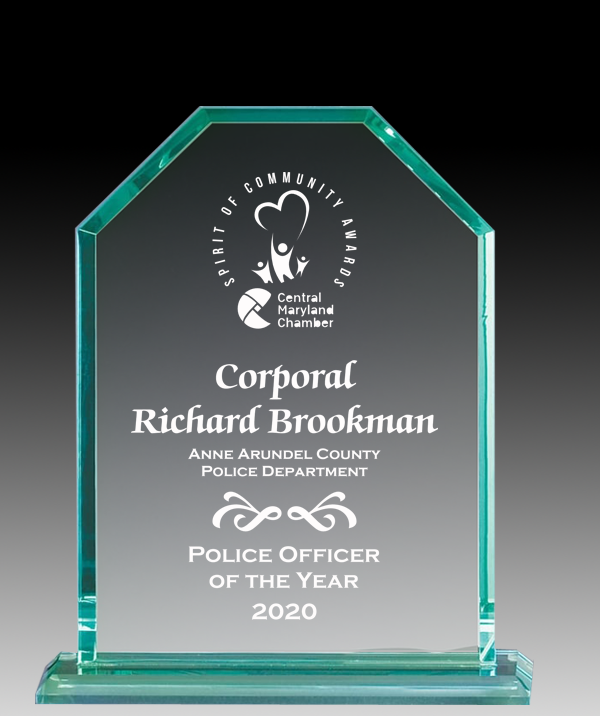 Glass Cornerstone Plaque