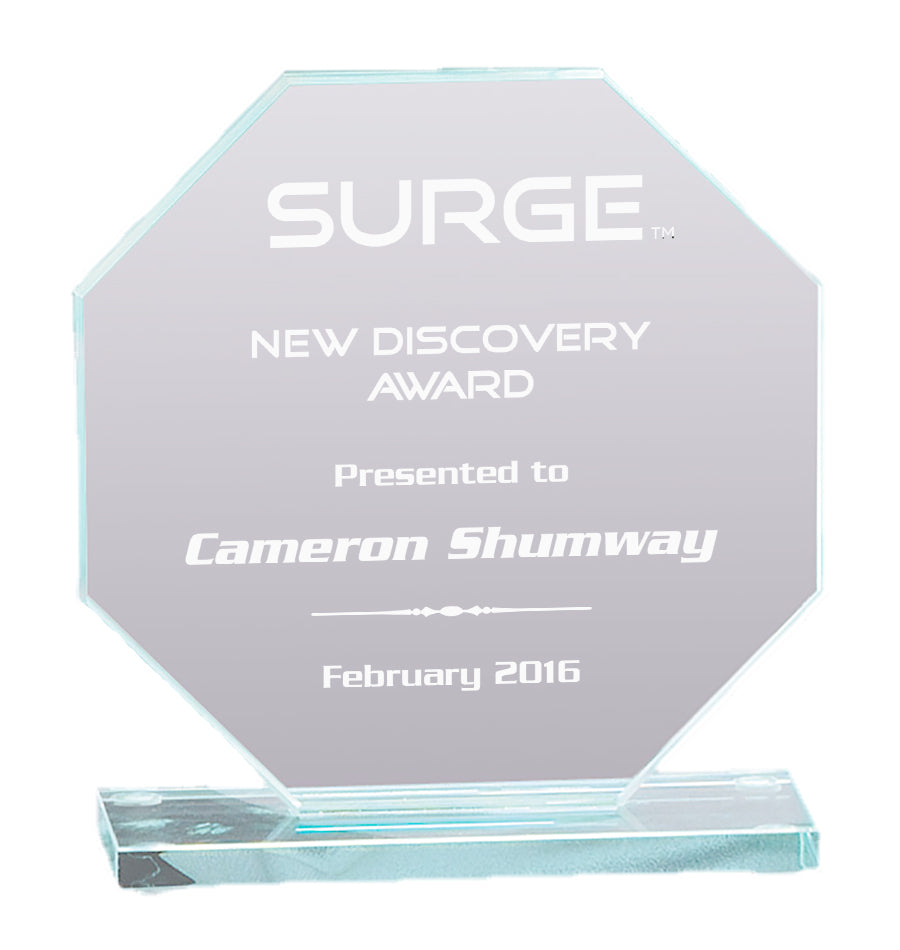 Jade Octagon Glass Award