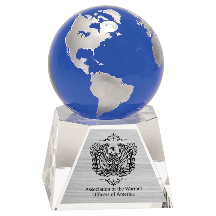 Blue Crystal Globe