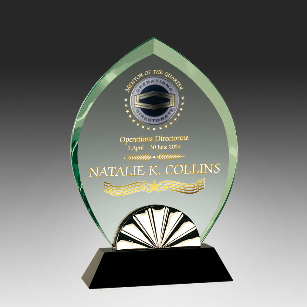 Horizon Glass with Black Base