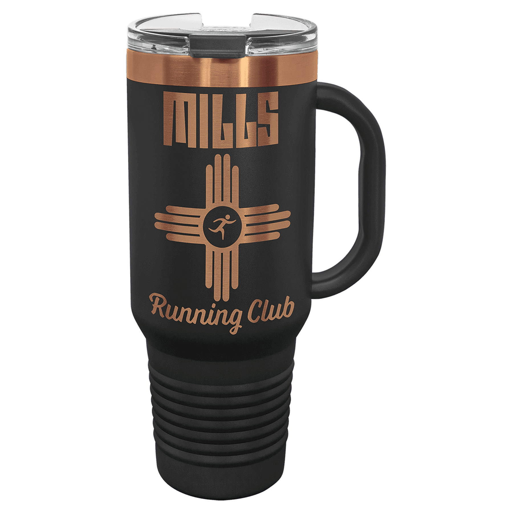 Polar Camel 40 oz. Travel Mug with Handle, Straw Included