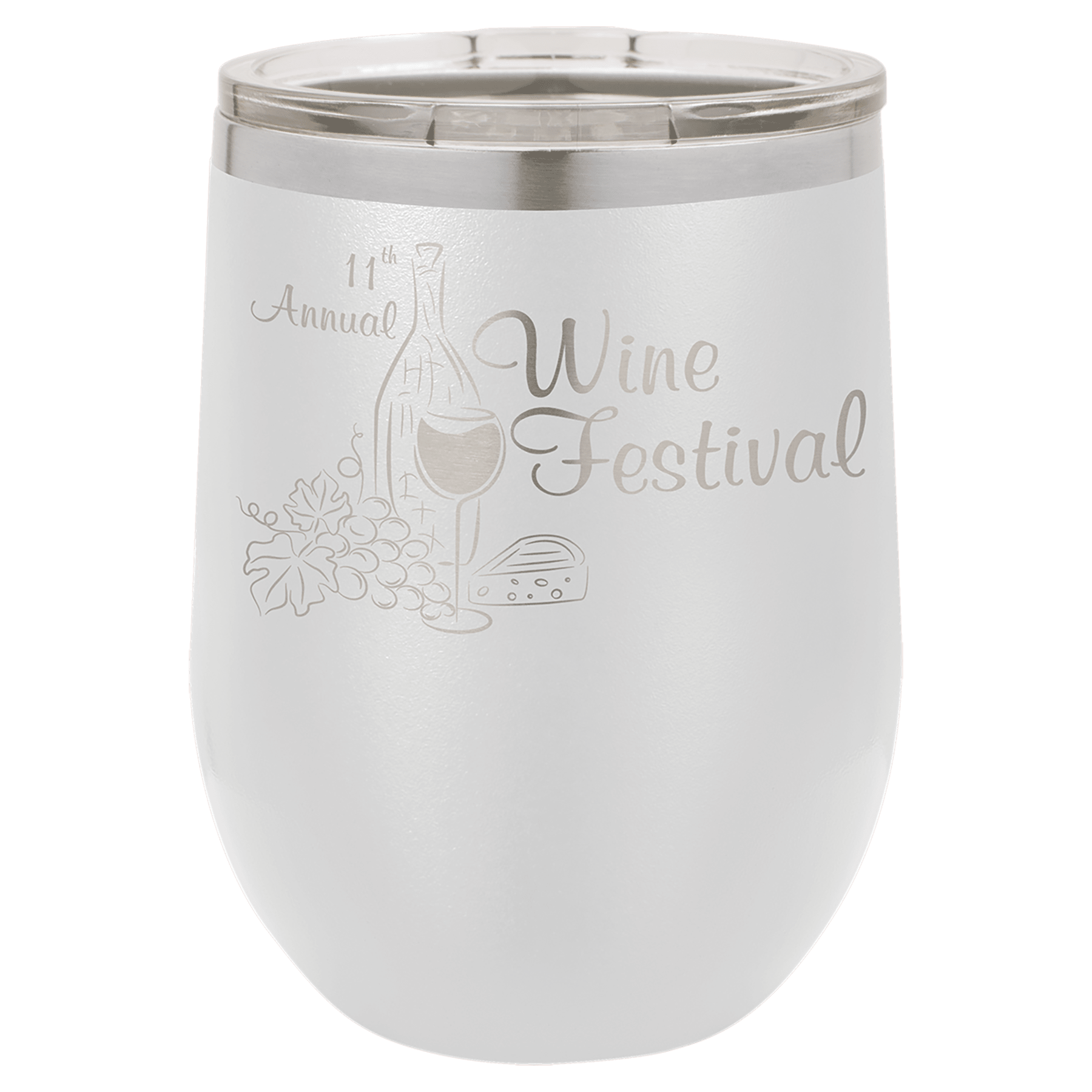 Polar Camel Vacuum Insulated Stemless Wine Tumbler with Lid