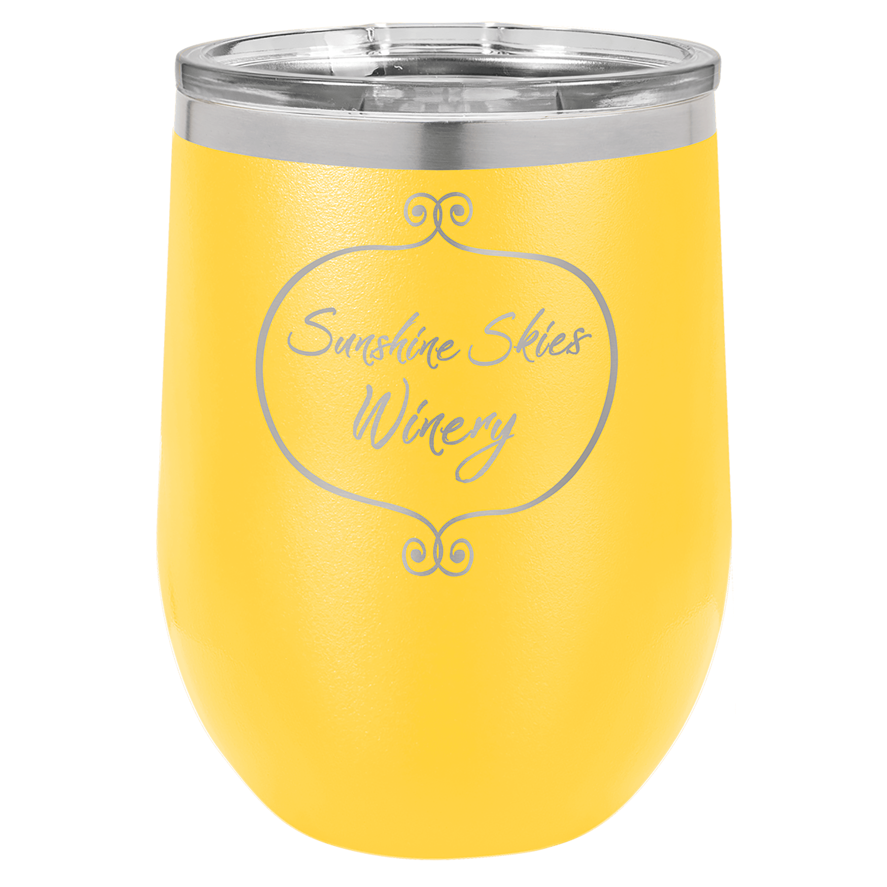 Polar Camel Vacuum Insulated Stemless Wine Tumbler with Lid
