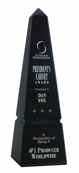 Black Marble Obelisk