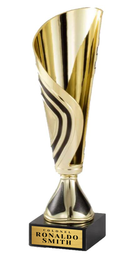 11.5" Value Cup on a Black Marble Base
