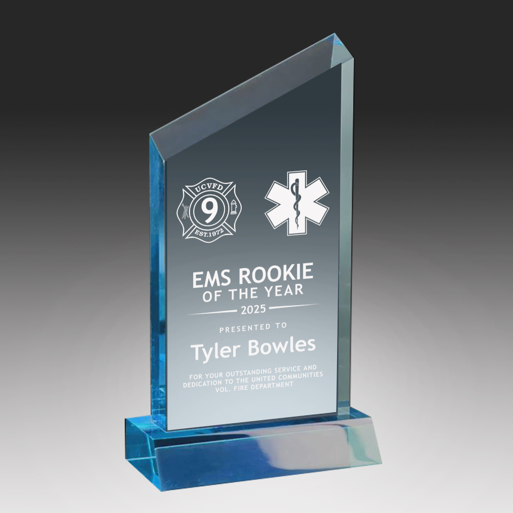 Acrylic Wedge Award