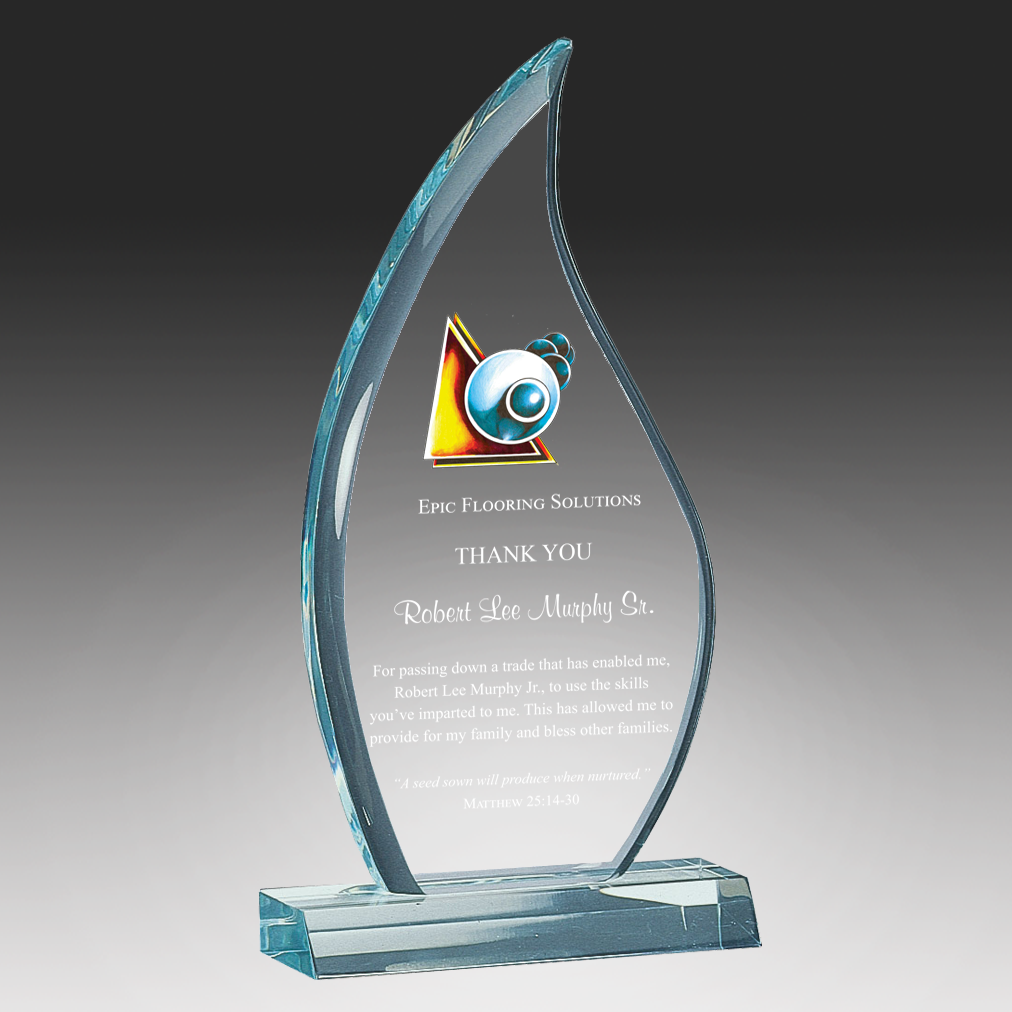 Acrylic Flame Award
