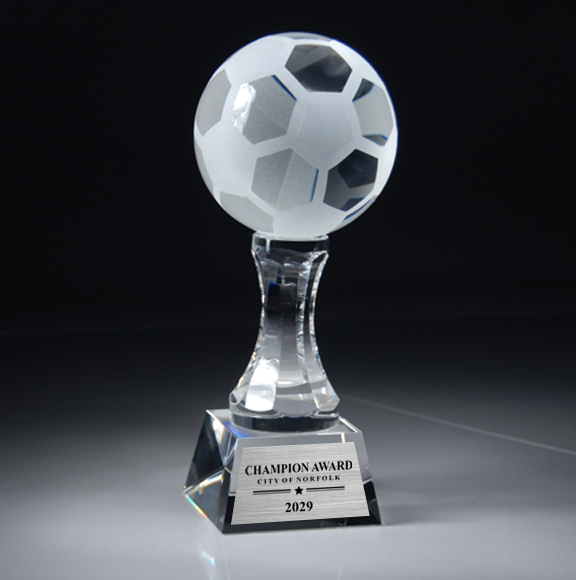 10" Crystal Soccerball