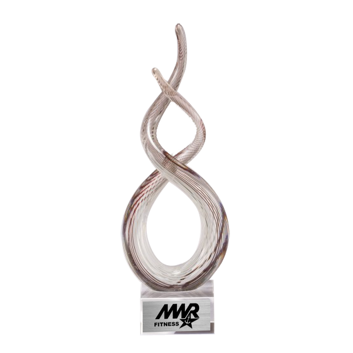 Hand Blown Art Glass Sculpture Award