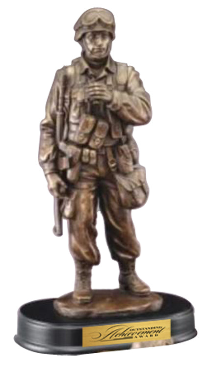 14" STANDING SOLDIER WITH BINOCULARS