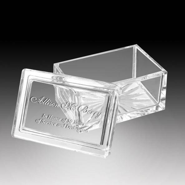 Luminous Rectangular Jewelry Box, 3.5"W x 5"L