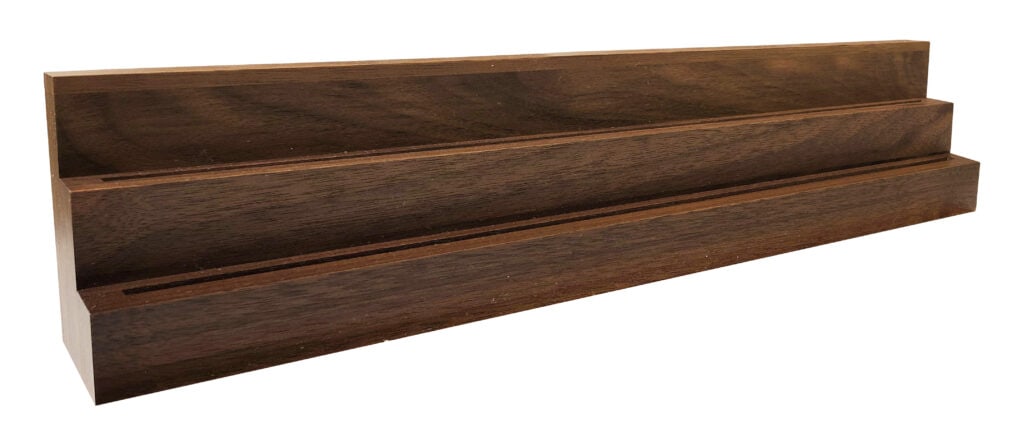 Solid Walnut Coin Display Rack