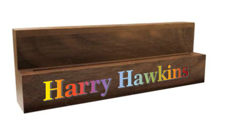 Solid Walnut Coin Display Rack