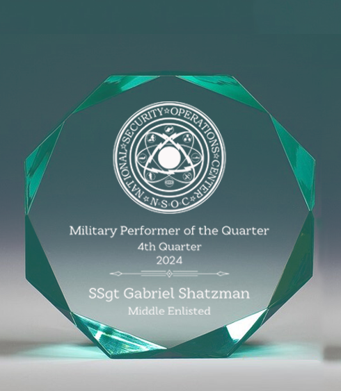 Beveled Acrylic Octagon