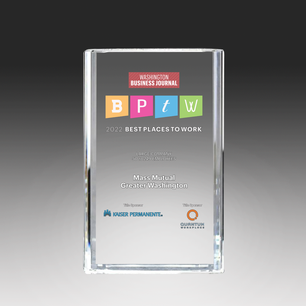 Optic Crystal Merit Award