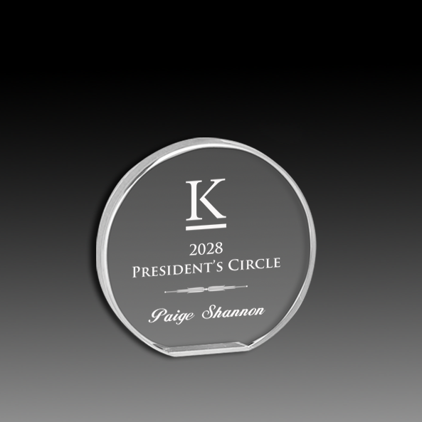 Acrylic Circle Award