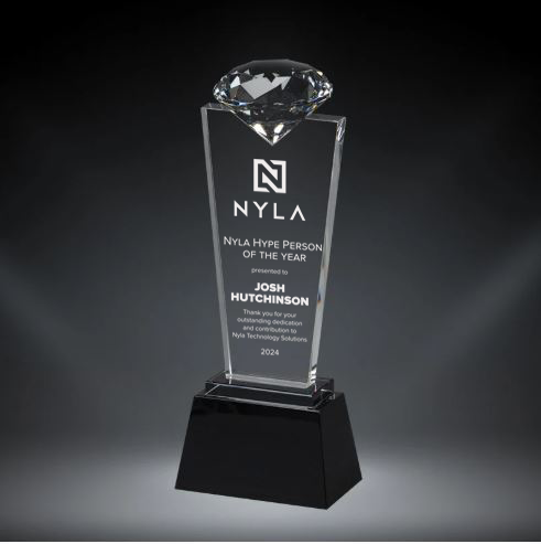 Diamond Pedestal Crystal