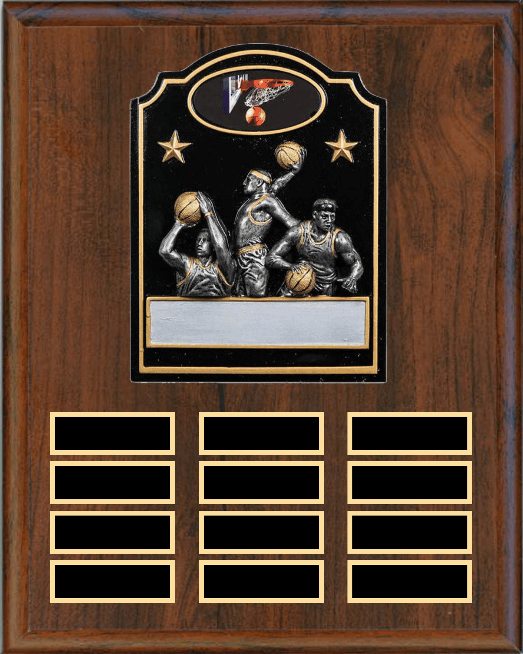 Perpetual Plaque with 12 Plates and RESIN