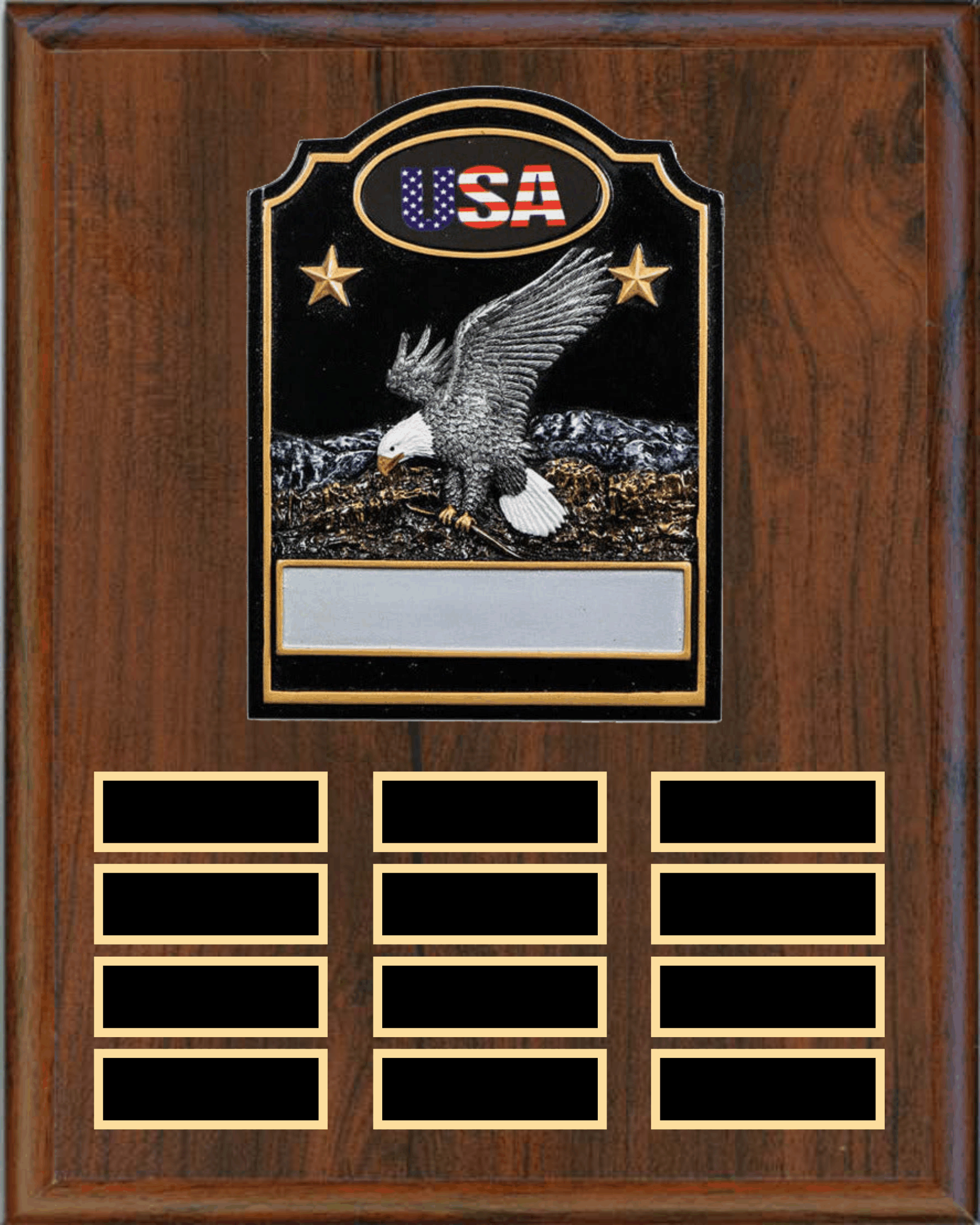 Perpetual Plaque with 12 Plates and RESIN