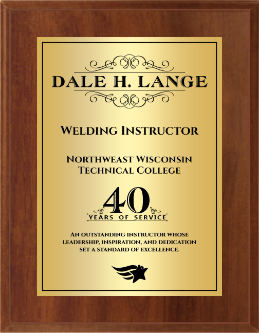 Full Plate Plaque