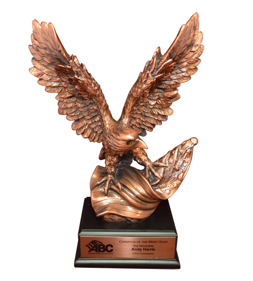 Resin Eagle Sculpture Award