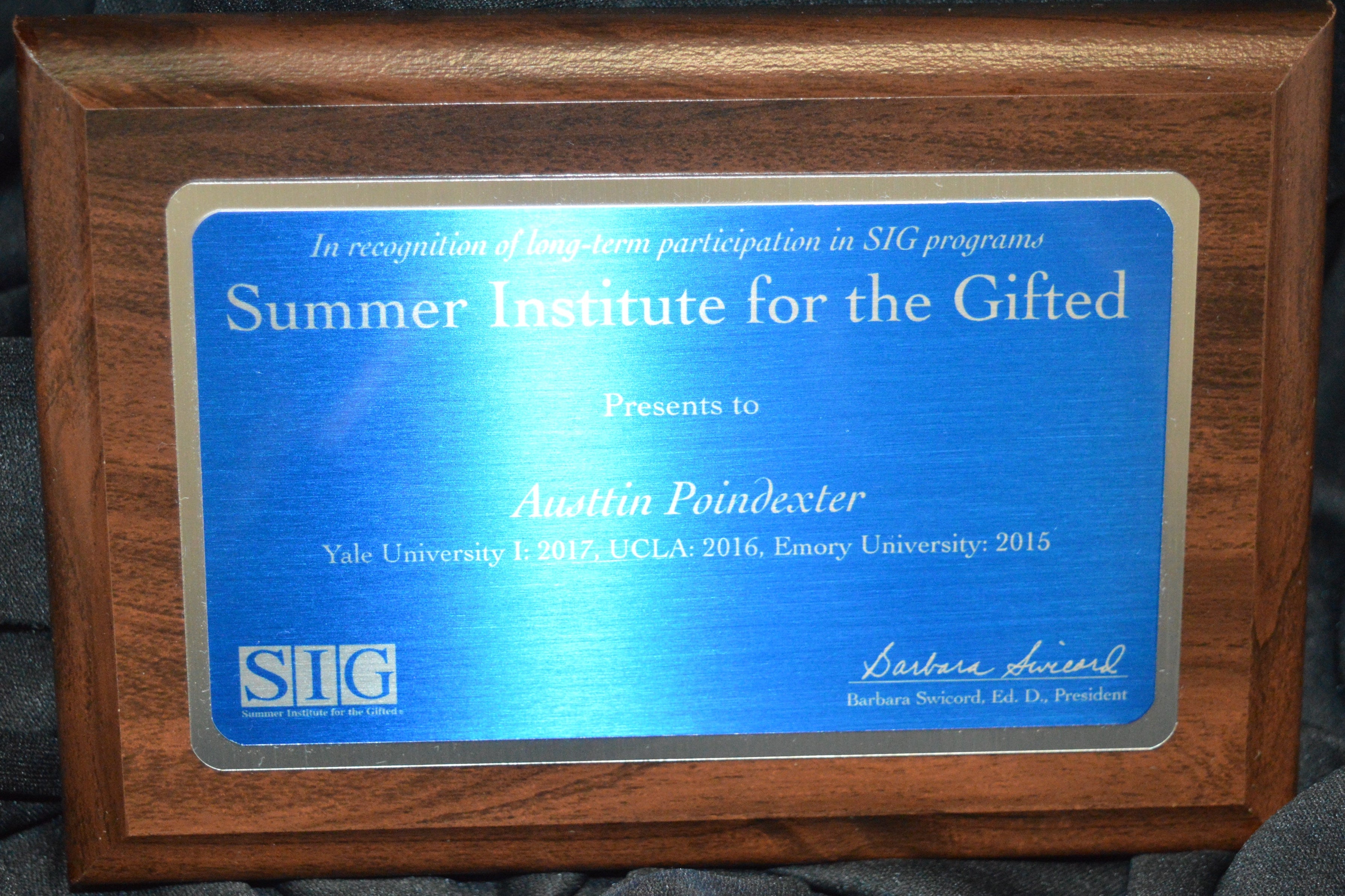 Standard Simulated Walnut Plaque with Full Sized Engraving Plate