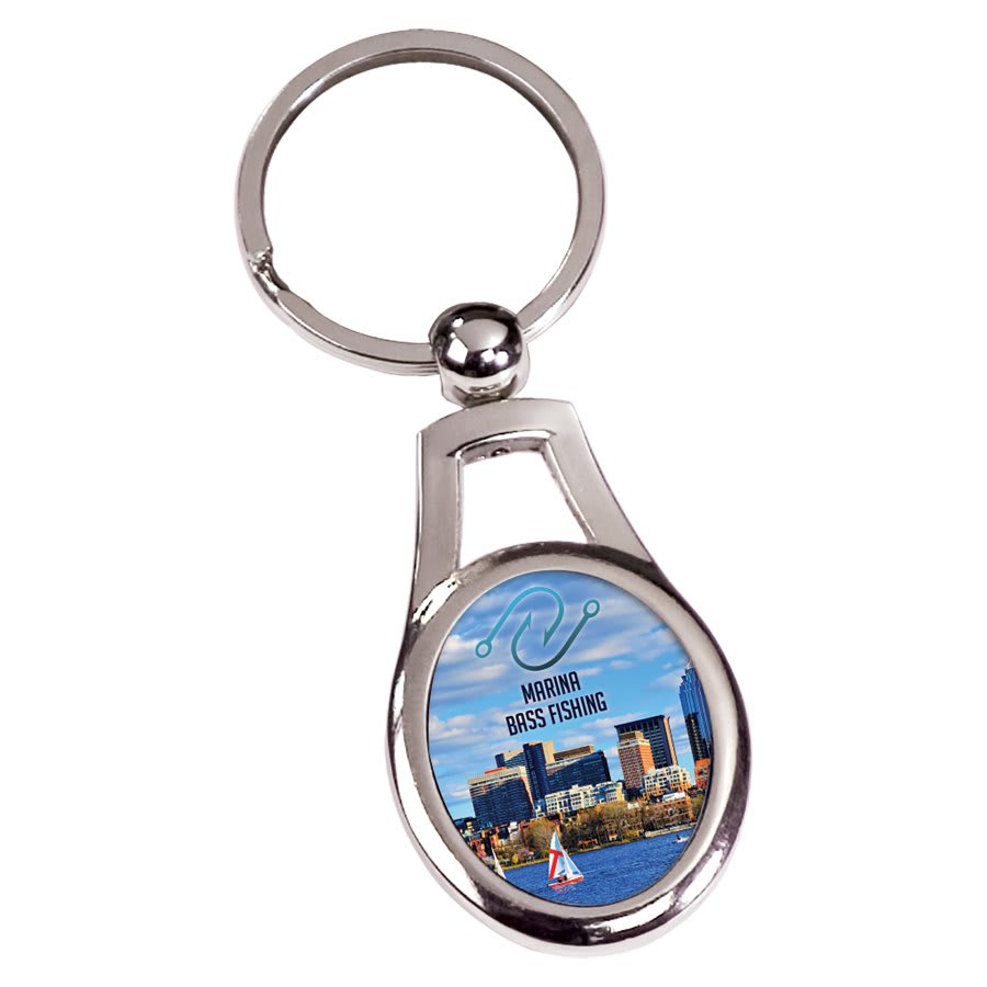 Sublimatable Key Chain with White Insert