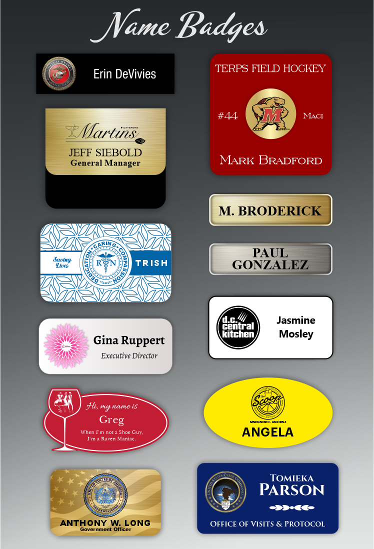 Name Badges