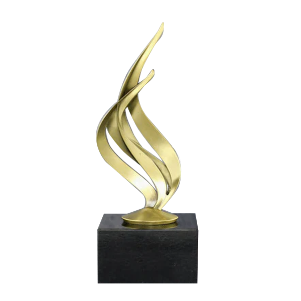 Achievement Flame on Marble Base